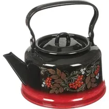 Чайник Стальэмаль С2713.8, красный/черный, 3.5 л