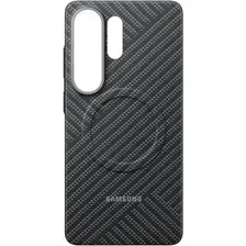 Чехол для телефона Samsung Carbon Magnet Case для Samsung Galaxy S26 Ultra (темно-серый)