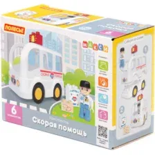 Конструктор Полесье Макси Скорая помощь 10845