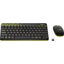 Комплект клавиатура и мышь Logitech MK240 920-008213 / 920-008198 (черный)