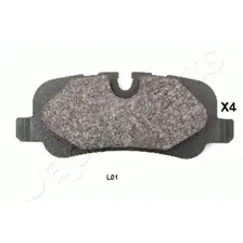 Тормозные колодки дисковые задняя ось JAPANPARTS PP-L01AF