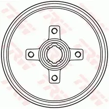 Тормозной барабан TRW DB4134BR