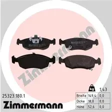 Тормозные колодки дисковые передняя ось ZIMMERMANN 25323.180.1