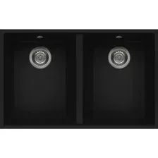 Мойка кухонная Elleci Quadra 340 Undermount G40, LGQ34040BSC, nero