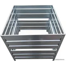 Компостер Формула качества Оцинкованный без крышки 1500x1500x1000 (графитовый серый)