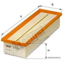 Воздушный фильтр Hengst E1171L