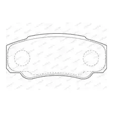 Тормозные колодки дисковые WAGNER WBP23921A