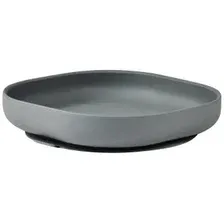 Тарелка для кормления Beaba Assiette Silicone 913550 (Mineral Grey)