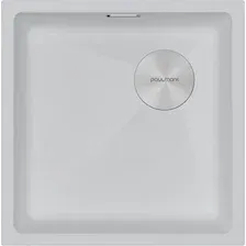 Кухонная мойка Paulmark IT-Granit Lumi 45 Uni-Skew LU45SK-WH (белый)
