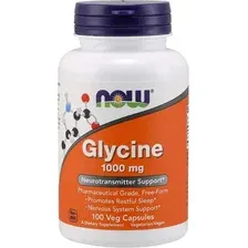 БАД Now Foods Glycine 1000 мг (100 капсул)