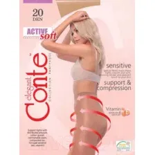 Колготки Conte Elegant Active Soft 20 (р.2, natural)