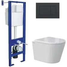 Унитаз подвесной Berges Wasserhaus Vita Rimless 043385 (с сиденьем)