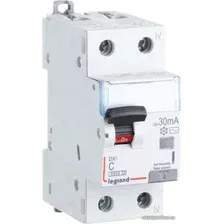 Дифференциальный автомат Legrand DX3 1P+N C 25A 30мА 6kA 2M 411004