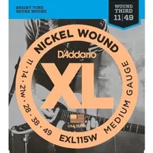 Струны для гитары D'Addario EXL115W