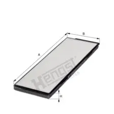 Салонный фильтр HENGST E2960LI