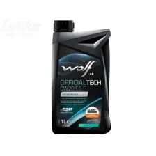 Моторное масло WOLF OFFICIALTECH 0W20 C6 F, 1л / 65645/1