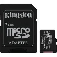 Карта памяти Kingston Canvas Select Plus microSDXC 128GB SDCS2/128GB (с адаптером)