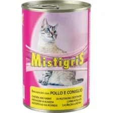 Morando MistigriS Консервы для кошек (Кусочки с курицей и кроликом) 405 г