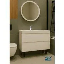 Vela Тумба под умывальник Vela Мира 80Н под Classica (белая матовая) TU8190