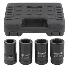 FK80419MPB Головки ударные глубокие, набор 4пр., 1' (12гр.) FORCEKRAFT