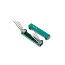 Набор ключей TORX складной 8пр.(T5H-T10H, T15H, T20H c отверстием) RF-5087TF ROCK FORCE