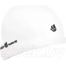 Шапочка для плавания Mad Wave PU Coated (белый)