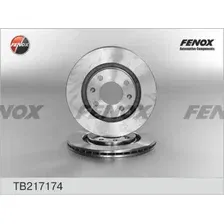 Тормозной диск FENOX TB217174 вентилируемый , передняя ось