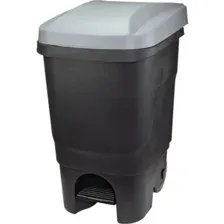 Мусорное ведро Idea М2398 60 л (серый)