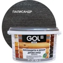 Пропитка для дерева GOL Wood Aqua, палисандр, 2.5 кг