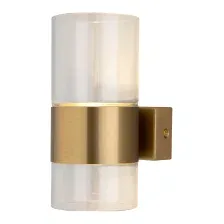 Бра Евросвет 40021/1 LED (латунь/прозрачный)