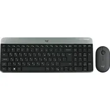 Офисный набор Logitech MK470 Slim Wireless Combo 920-009204 (графитовый)