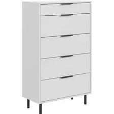 Комод Mio Tesoro Rimini KOM5S (белый/белый)