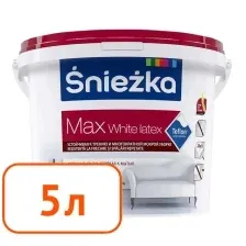 Краска Sniezka MAX интерьерная латексная 5 л