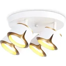 Спот Ambrella light Techno spot TN71241/4 WH/GD