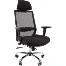 Офисное кресло CHAIRMAN 555 LUX (черный)