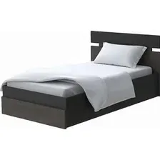 Кровать PROxSON Milton с ПМ 80x190 (черный/дуб кантербери)