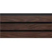 Реечная панель Grace ПВХ 3D RAIL Махагон (2700х120х10мм)
