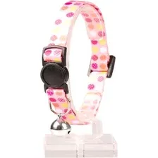 Ошейник Duvo Plus Канди 11175/pink (розовый/оранжевый/белый)