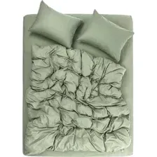 Комплект постельного белья Urban Family Олива 2сп Евро 70x70 / 637