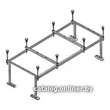 Каркас Santek Санторини 160x70 (1WH302496)