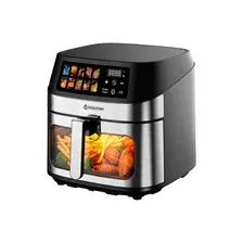 Аэрогриль Evolution AIRO 8900W, аэрогриль 8 л, 2200 Вт, двойной нагрев, металлическая камера, 10 программ, сенсорное управление