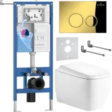 Инсталляция с унитазом подвесным Roxen StounFix Dual Fresh 968513