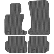 Комплект ковриков для авто Alicosta BMW 5-Series VI (седан 4WD, универсал 4WD / F10, F11) 2009 - 2013 (серый, ромб)
