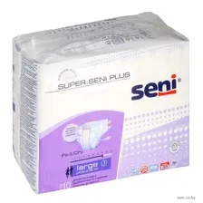 Подгузники для взрослых Seni Super Plus L (10 шт)