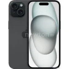 Телефон Apple iPhone 15 eSIM 128GB (черный)