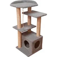 Комплекс для кошек Cat House Акация 1.00 (джут серый)