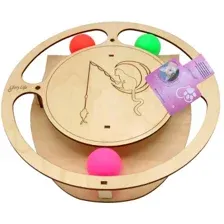 Игрушка для кошек Glory Life Круг с шариками 147259