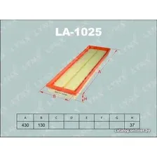 Воздушный фильтр LynxAuto LA1025