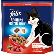 Felix Двойная вкуснятина для кошек (Мясо) 600 г