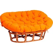Диван садовый Tetchair Mamasan 23/02 W с подушкой (коньяк/оранжевый)